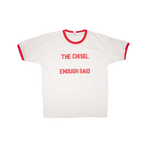 Enough Said Ringer Tee - Red/White