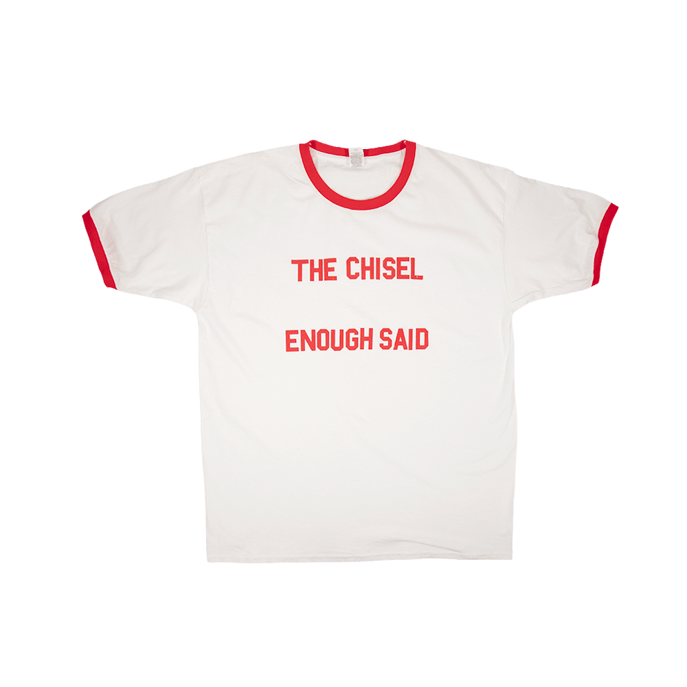 Enough Said Ringer Tee - Red/White