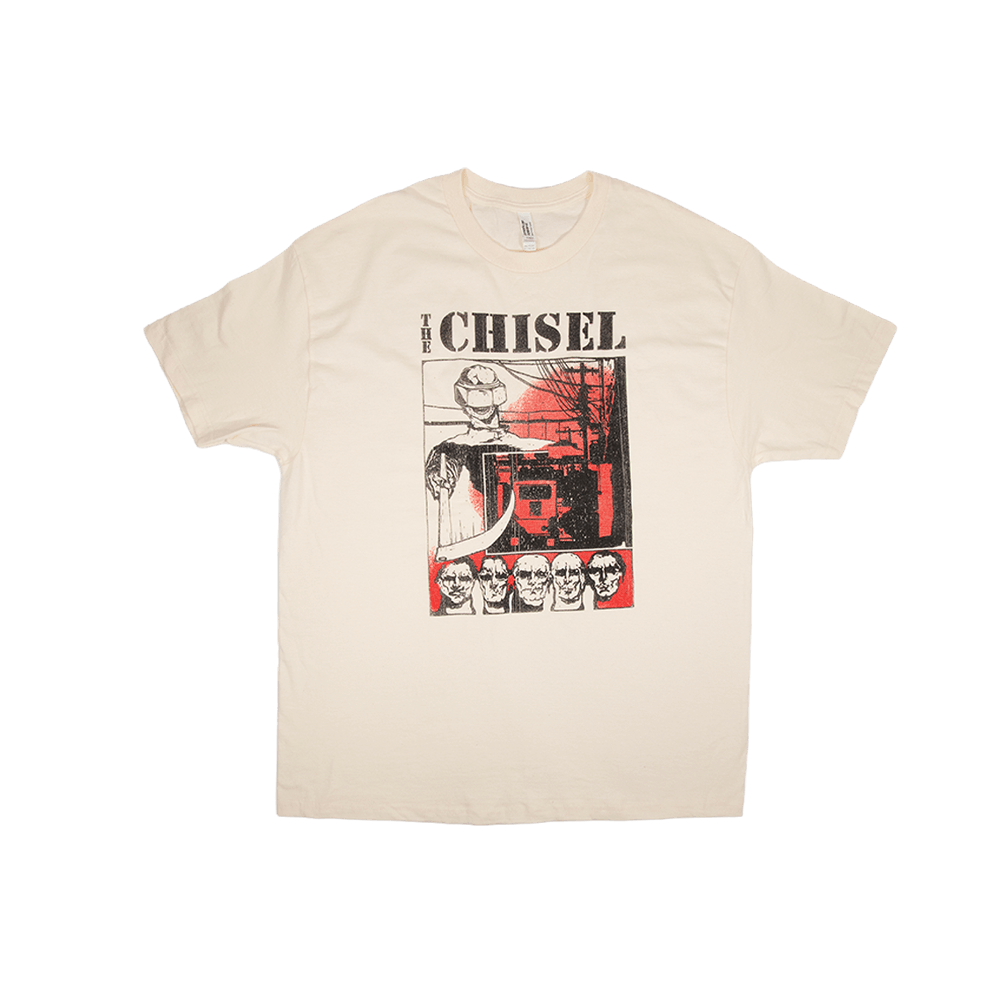 Axe Faces Tee - Natural