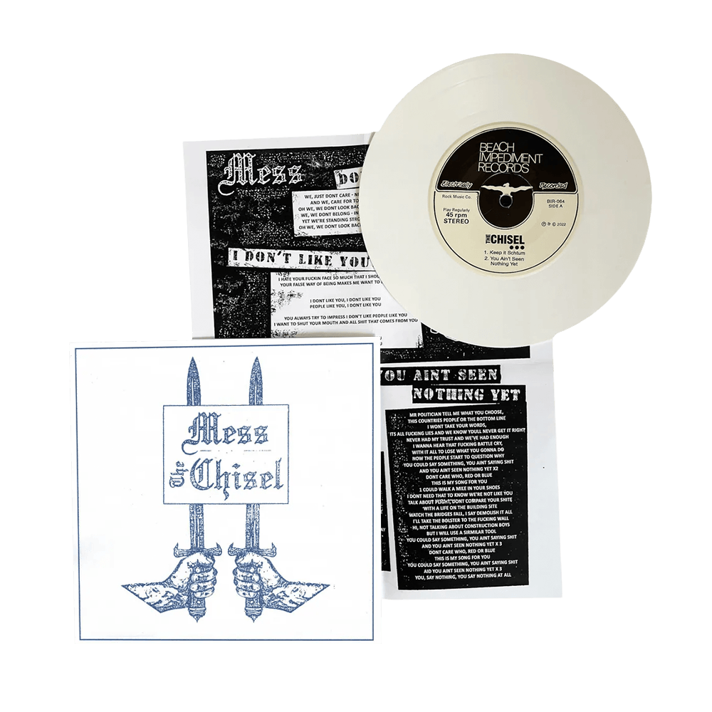 Mess x The Chisel 7" Vinyl - Bone White